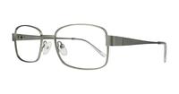 Matte Light Grey Glasses Direct Karl Rectangle Glasses - Angle