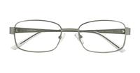 Matte Light Grey Glasses Direct Karl Rectangle Glasses - Flat-lay