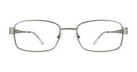 Matte Light Grey Glasses Direct Karl Rectangle Glasses - Front