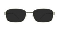 Matte Light Grey Glasses Direct Karl Rectangle Glasses - Sun