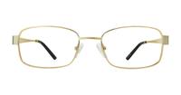 Shiny Gold Glasses Direct Karl Rectangle Glasses - Front