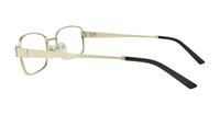 Shiny Gold Glasses Direct Karl Rectangle Glasses - Side