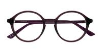 Crystal Purple Glasses Direct Kasia Round Glasses - Flat-lay