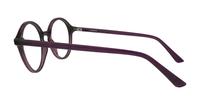 Crystal Purple Glasses Direct Kasia Round Glasses - Side