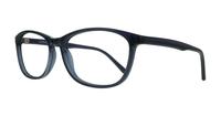 Crystal Dark Blue Glasses Direct Kelby Oval Glasses - Angle