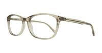 Crystal Grey Glasses Direct Kelby Oval Glasses - Angle