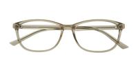 Crystal Grey Glasses Direct Kelby Oval Glasses - Flat-lay