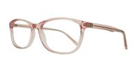 Crystal Light Pink Glasses Direct Kelby Oval Glasses - Angle