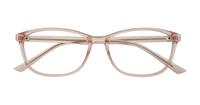 Crystal Light Pink Glasses Direct Kelby Oval Glasses - Flat-lay