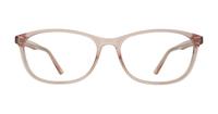 Crystal Light Pink Glasses Direct Kelby Oval Glasses - Front