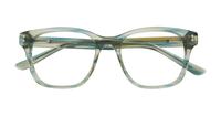 Crystal Blue Horn Glasses Direct Kendrick Wayfarer Glasses - Flat-lay