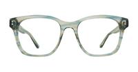 Crystal Blue Horn Glasses Direct Kendrick Wayfarer Glasses - Front