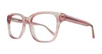 Crystal Pink Glasses Direct Kendrick Wayfarer Glasses - Angle