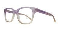 Gradient Purple Glasses Direct Kendrick Wayfarer Glasses - Angle