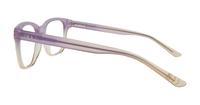 Gradient Purple Glasses Direct Kendrick Wayfarer Glasses - Side