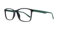 Black Glasses Direct Kennedy Rectangle Glasses - Angle