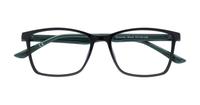 Black Glasses Direct Kennedy Rectangle Glasses - Flat-lay