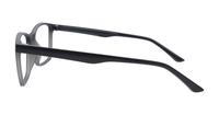Dark Grey Glasses Direct Kennedy Rectangle Glasses - Side