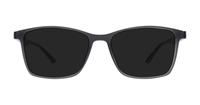 Dark Grey Glasses Direct Kennedy Rectangle Glasses - Sun