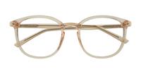 Crystal Light Pink Glasses Direct Kinsley Rectangle Glasses - Flat-lay