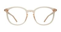 Crystal Light Pink Glasses Direct Kinsley Rectangle Glasses - Front