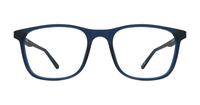 Crystal Blue Glasses Direct Kris Rectangle Glasses - Front