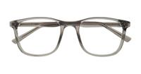 Crystal Grey Glasses Direct Kris Rectangle Glasses - Flat-lay