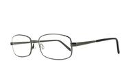Gunmetal Glasses Direct Kroner 2 Rectangle Glasses - Angle