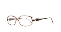 Brown Glasses Direct Lana Rectangle Glasses - Angle