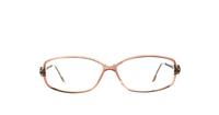 Brown Glasses Direct Lana Rectangle Glasses - Front