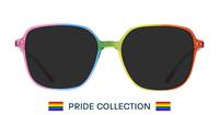 Rainbow Glasses Direct Liberated Square Glasses - Sun