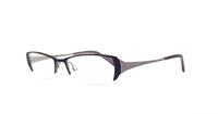 Purple Glasses Direct Live Wire Rectangle Glasses - Angle