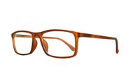 Brown Glasses Direct OL006 Rectangle Glasses - Angle