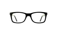 Shiny Black Glasses Direct Olivia Oval Glasses - Front