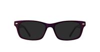 Purple Glasses Direct Oscar Square Glasses - Sun