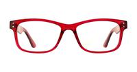 Red Glasses Direct Piper Rectangle Glasses - Front