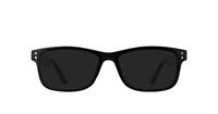 Shiny Black Glasses Direct Piper Rectangle Glasses - Sun