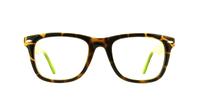 Tortoise/Green Glasses Direct Planet 01 Oval Glasses - Front