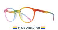 Rainbow Glasses Direct Power Round Glasses - Angle