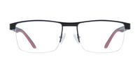 Matte Black Glasses Direct Remington Rectangle Glasses - Front