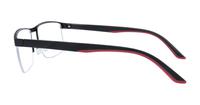 Matte Black Glasses Direct Remington Rectangle Glasses - Side