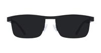 Matte Black Glasses Direct Remington Rectangle Glasses - Sun