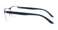 Matte Blue Glasses Direct Remington Rectangle Glasses - Side