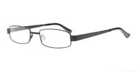 Black Glasses Direct Sam Rectangle Glasses - Angle