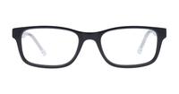 Black Glasses Direct Skylar Rectangle Glasses - Front