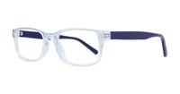 Clear Glasses Direct Skylar Rectangle Glasses - Angle