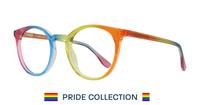 Rainbow Glasses Direct Smile Round Glasses - Angle