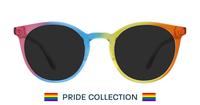 Rainbow Glasses Direct Smile Round Glasses - Sun