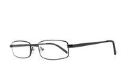Gunmetal Glasses Direct Solo 021 Rectangle Glasses - Angle