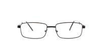 Black Glasses Direct Solo 032 Rectangle Glasses - Front